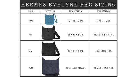 hermes size calculator|hermes evelyne size chart.